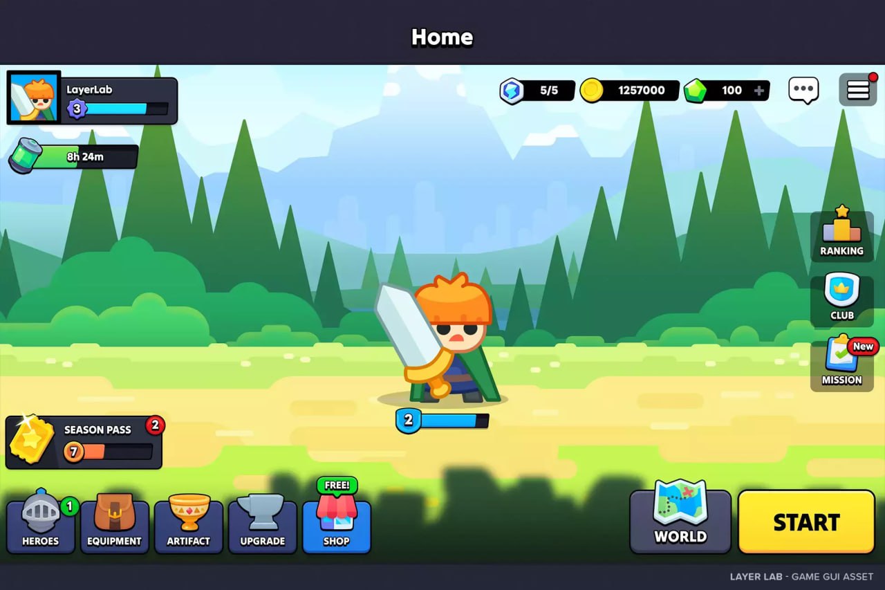 GUI - Casual Fantasy📱 - изображение 4